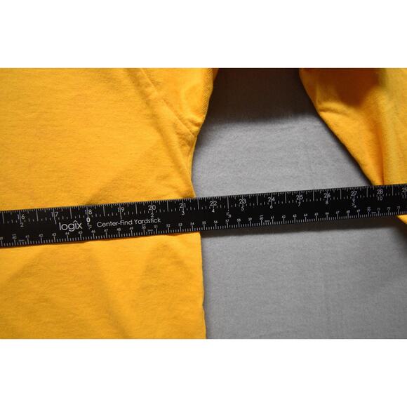 2006 Marine Corps Marathon Long Sleeve Shirt L USMC Competitor Yellow Vintage - Picture 6 of 10